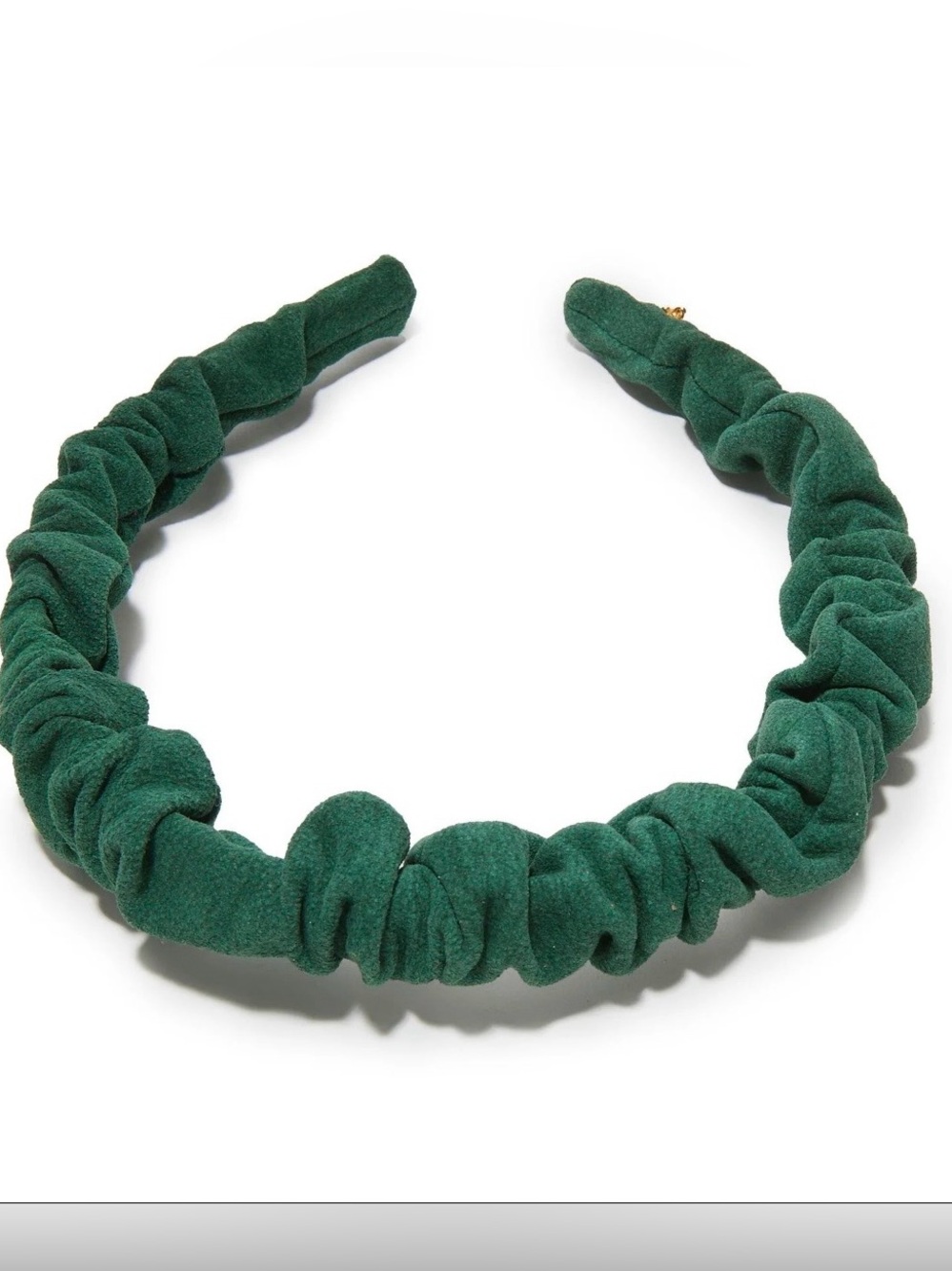LELE SADOUGHI Jessie Evergreen Suede Leather Headband - Picture 6 of 11